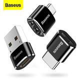 BASEUS Mini USB-A / Type-C OTG Adapter Converter - 2.4A