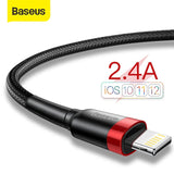 BASEUS USB Cable for iPhone/iPad - Red, 3m