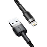 BASEUS USB Cable for iPhone/iPad - Grey, 3m