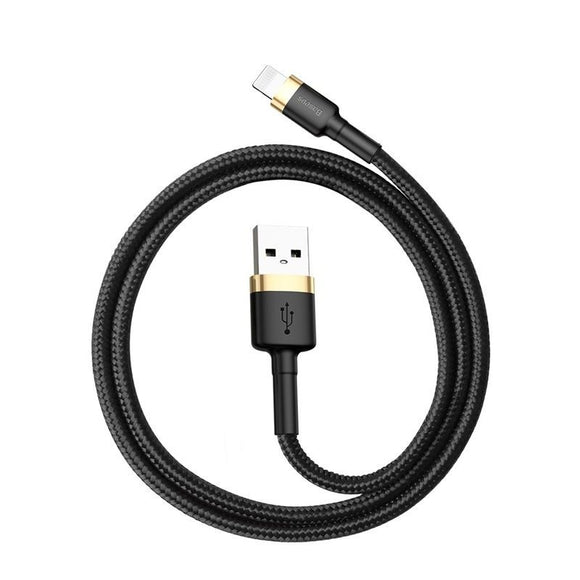 BASEUS USB Cable for iPhone/iPad - Gold, 3m