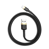 BASEUS USB Cable for iPhone/iPad - Gold, 1m