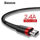 BASEUS USB Cable for Micro USB - Red, 2m