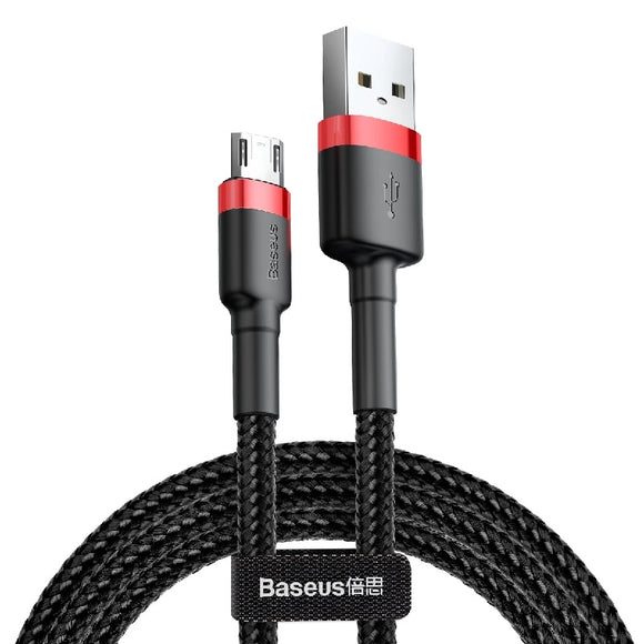 BASEUS USB Cable for Micro USB - Black, 2m