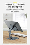 BASEUS DESKTOP BIAXIAL FOLDABLE METAL STAND (FOR TABLETS)