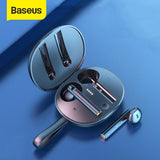 BASEUS W05 TWS Bluetooth Headphones - Blue