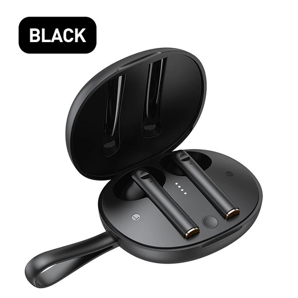 BASEUS W05 TWS Bluetooth Headphones - Black