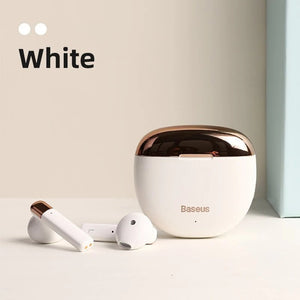 BASEUS W2 TWS Bluetooth Headphones - White